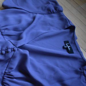 LuLus Boho Lavender Midi Dress